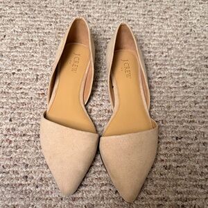 J. Crew Women's Tan Suede Flats. Never worn
